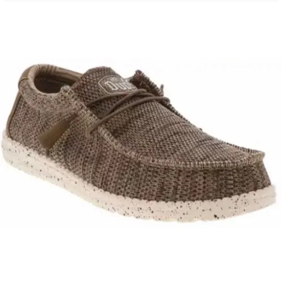 Men’s Hey Dude Wally Sox slip ons in brown. Size 10 Hey Dude Men main image 3